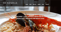 Desktop Screenshot of baymooringsrestaurant.com